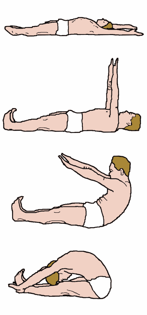 Il metodo Pilates - esercizio 2: Roll Up (rotolare su)